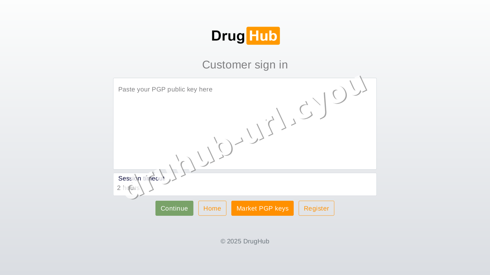 Druhub Market interface — view 1