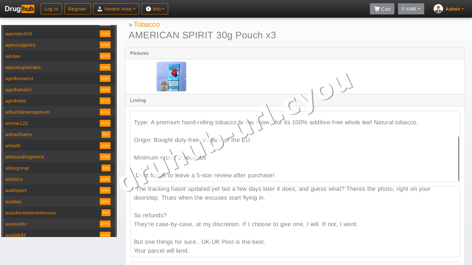 Druhub Market interface — view 3