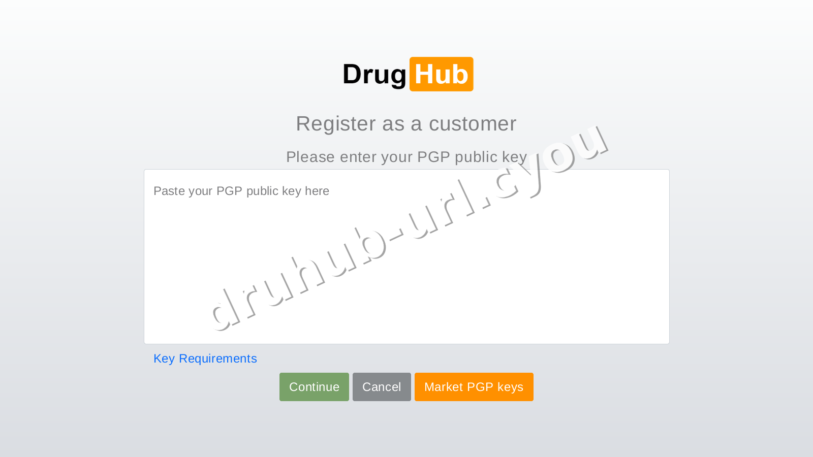 Druhub Market interface — view 4